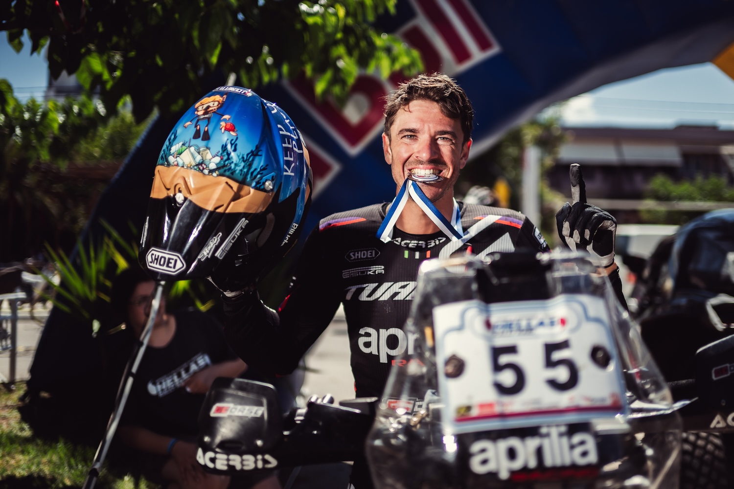Jacopo Cerutti e Aprilia Tuareg Racing dominano l’Hellas Rally 2025